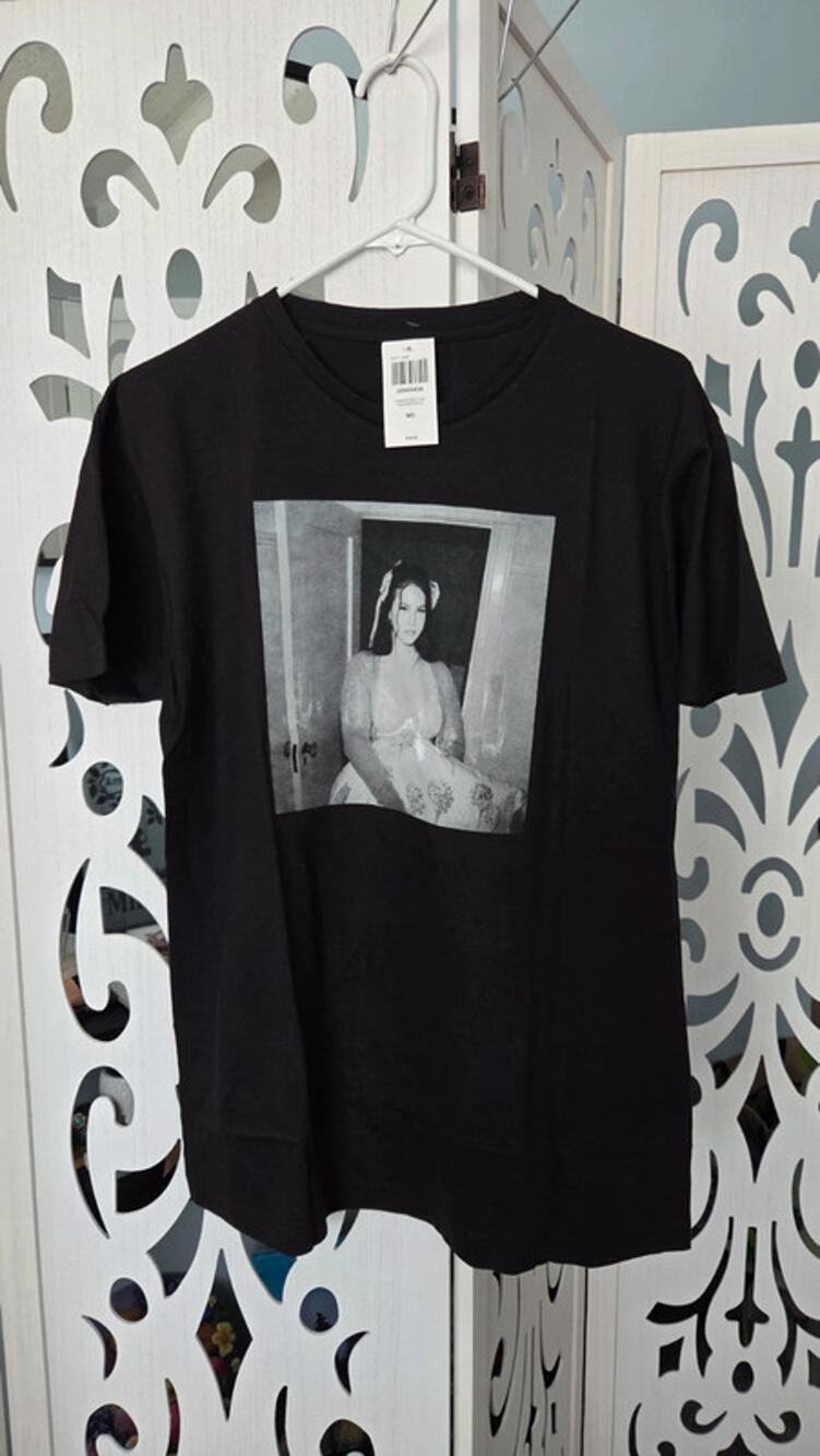 Lana Del Rey Tunnel Under Ocean Blvd T Shirt NWT Graphic Tee Black Medium